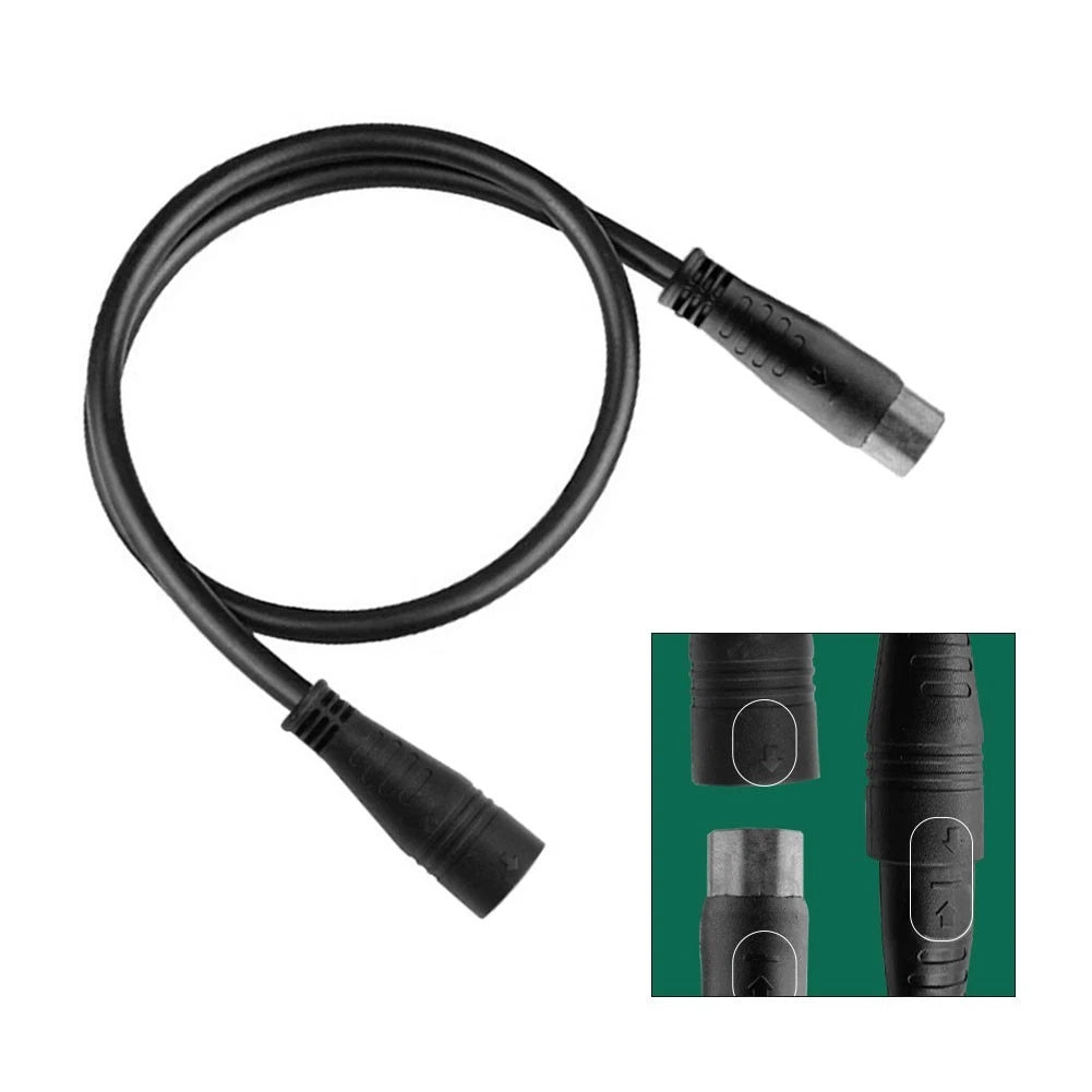 9Pin Motor Extension Cable for Electric Bicycles (160cm) Waterproof Connector