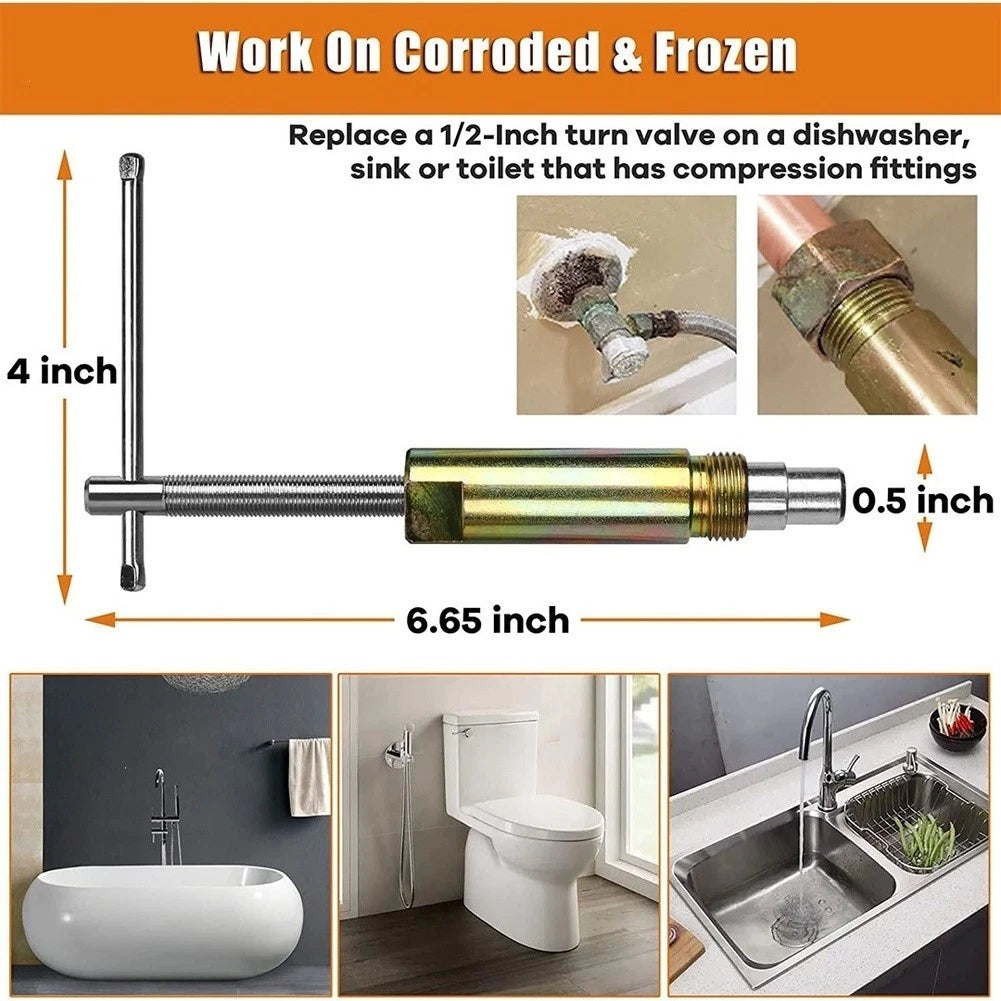 Plumbing Sleeve Puller Tool 1/2 Inch T Handle for Pipe Work