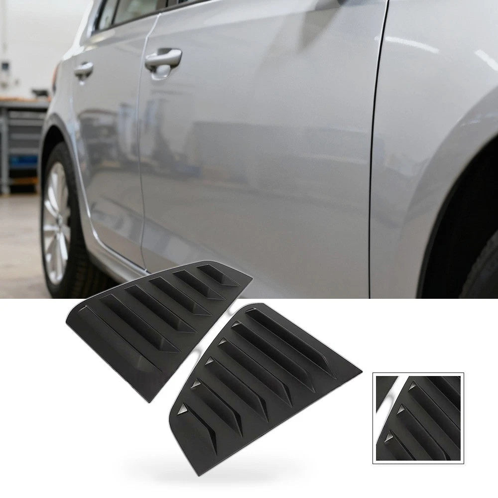 Rear Window Louver Trim for VW Golf 6 Golf 7 (2010–2019) Glossy Black