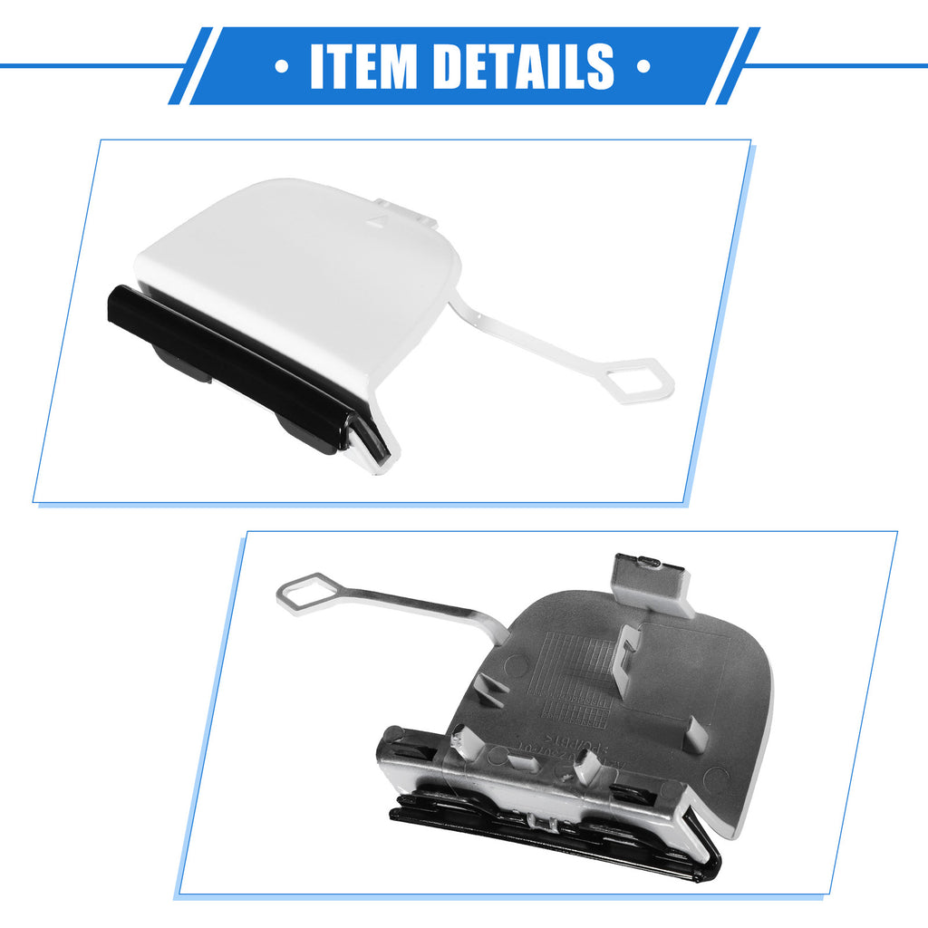 Front Bumper Tow Hook Eye Cover Cap Replacement for Mercedes E-Class W213 (2016–2021)