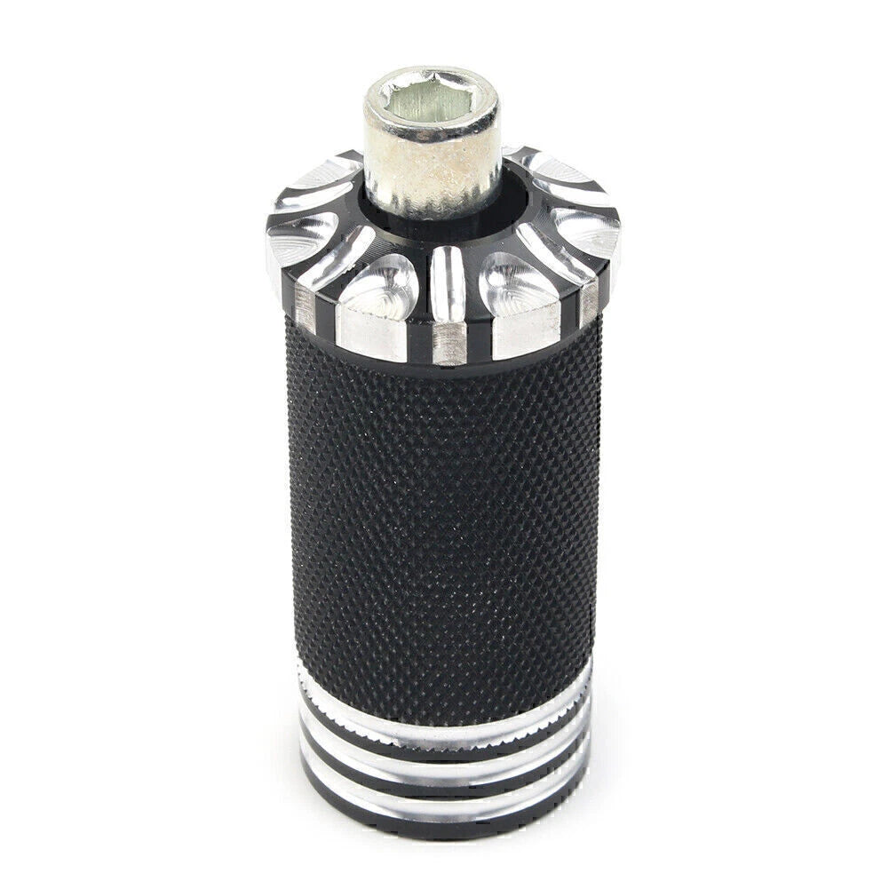 Black CNC Shifter Toe Shift Peg Pedal for Harley Touring Softail (1984–2020)