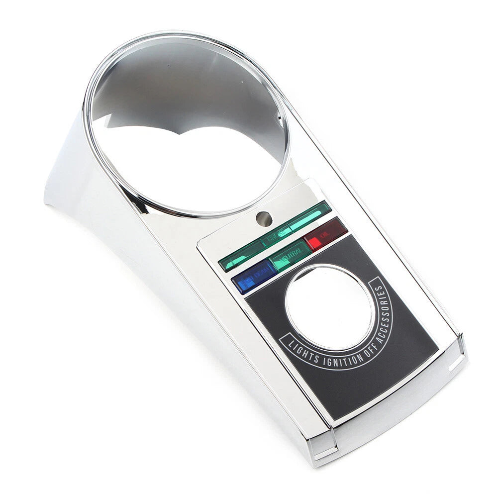 Chrome Speedometer Dash Panel Cover Kit for Harley Softail (1991–1995)
