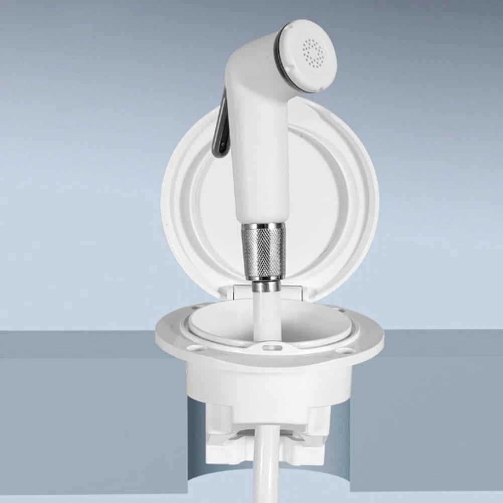 Retractable Shower Head Kit for Marine Use (ABS PVC Hose, 4M)