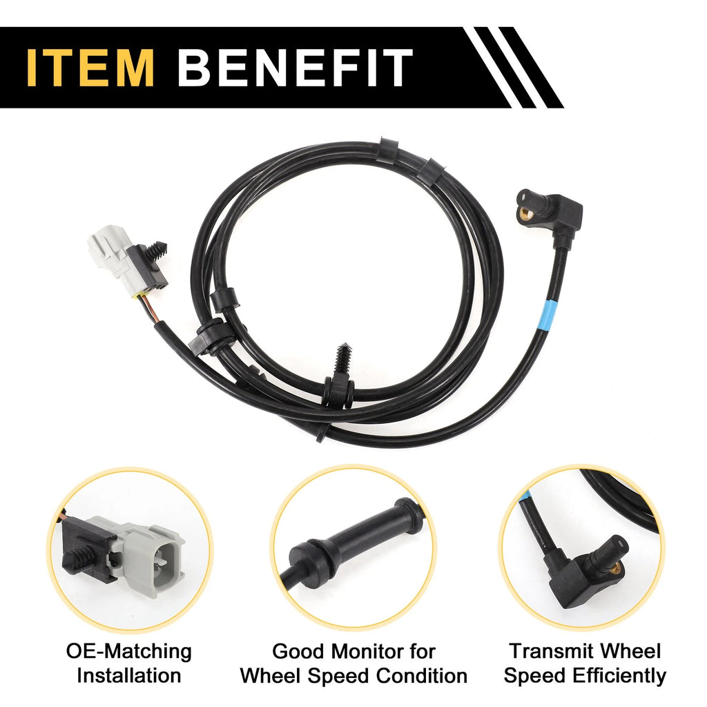 ABS Wheel Speed Sensor No. 5015283AA for Dodge Ram 1500 (2000–2001)