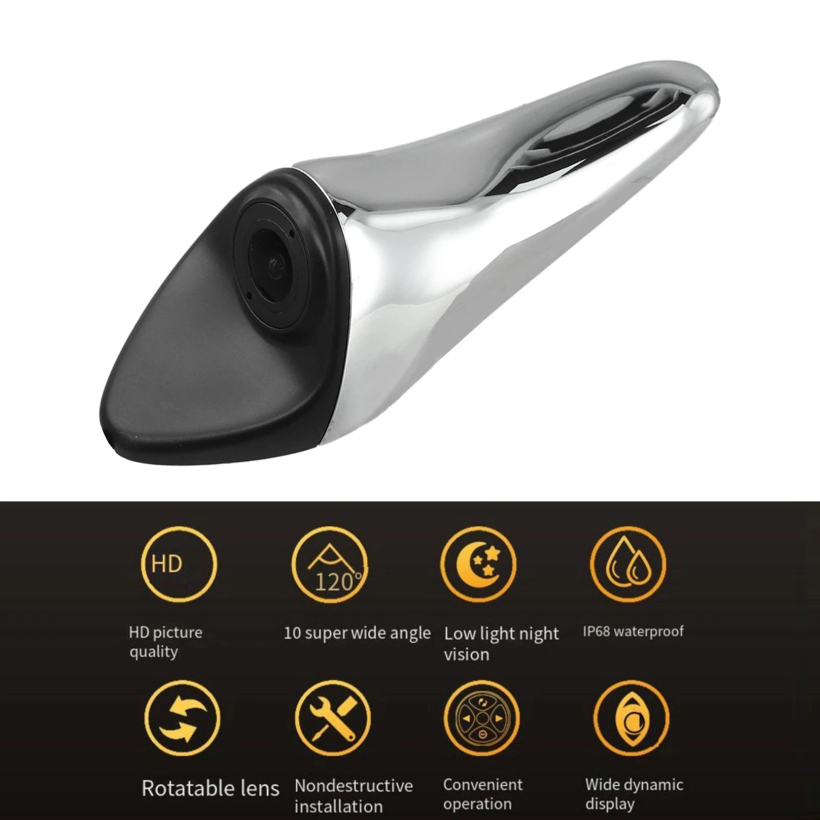 Blind Spot Camera for Car (180cm Cable, 580 TV Lines)