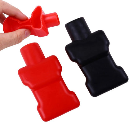 Positive and Negative Car Battery Terminal Covers Soft Flexible PVC Material