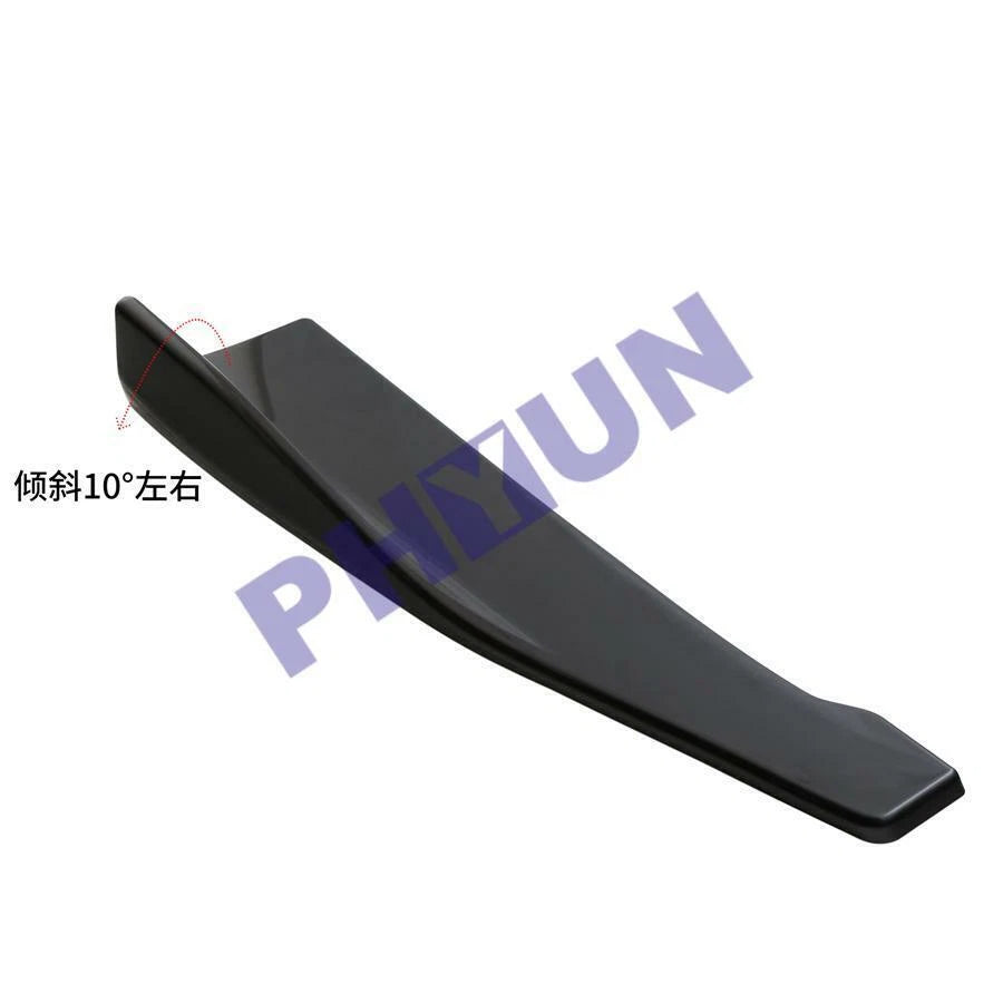 2X Universal Black Car Bumper Spoiler Rear Lip Side Skirt Splitter