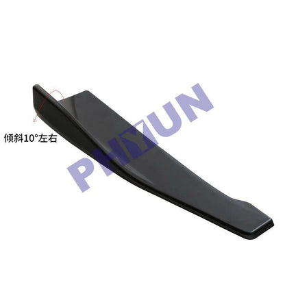 2X Universal Black Car Bumper Spoiler Rear Lip Side Skirt Splitter