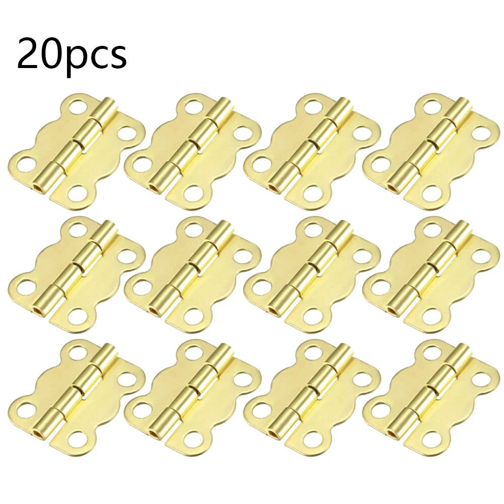 20pcs Mini Hinge for Dollhouse Jewelry Chest (16x13mm)