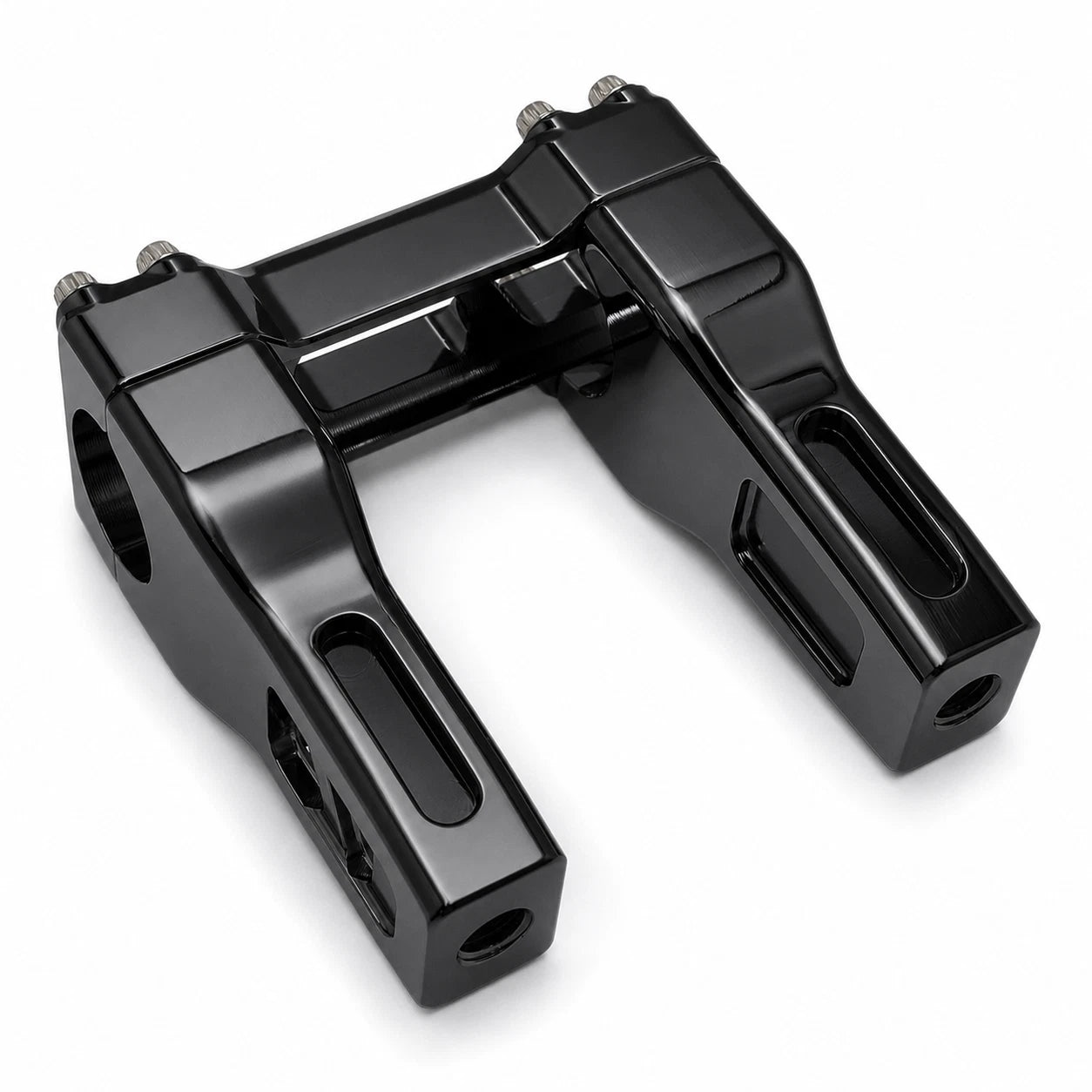 4" Riser Handlebar Clamp for Harley Dyna Wide Glide Softail Slim