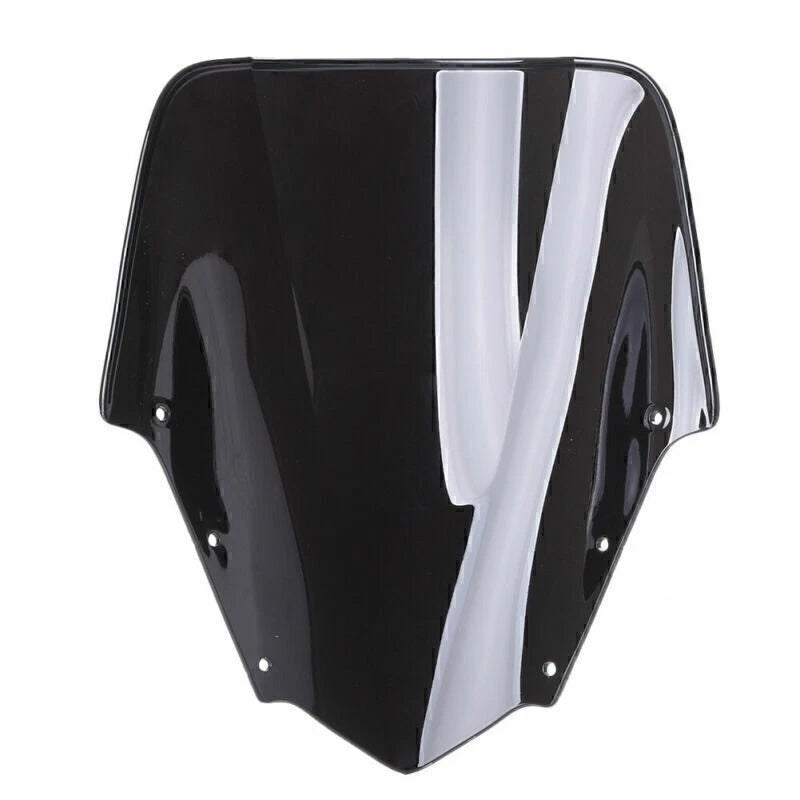 Double Bubble Front Windshield for Yamaha FZ1S (2006–2011) Smoke ABS