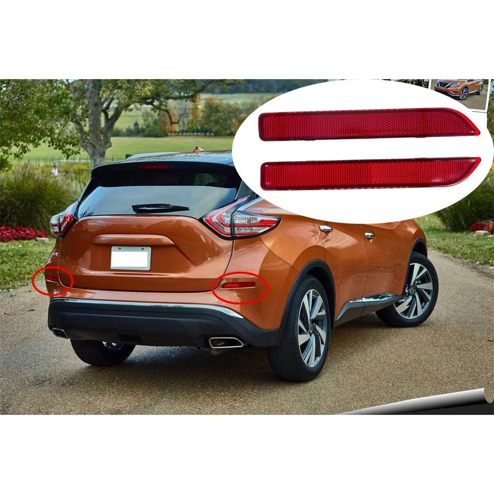 For Nissan Sentra 2020-2022 SR SV S 2.0L Rear Bumper Reflector Left & Right Side