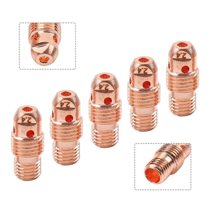 5PCS Collet Body 13N28 for 9/20/25 TIG Torch