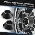 Tapered Axle Front Wheel Spacers for Harley Electra Glide FLHTC FLHTCU (2008–2013)