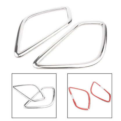 2X Chrome Rear Fog Light Cover Trim for Mitsubishi Eclipse Cross (2018)