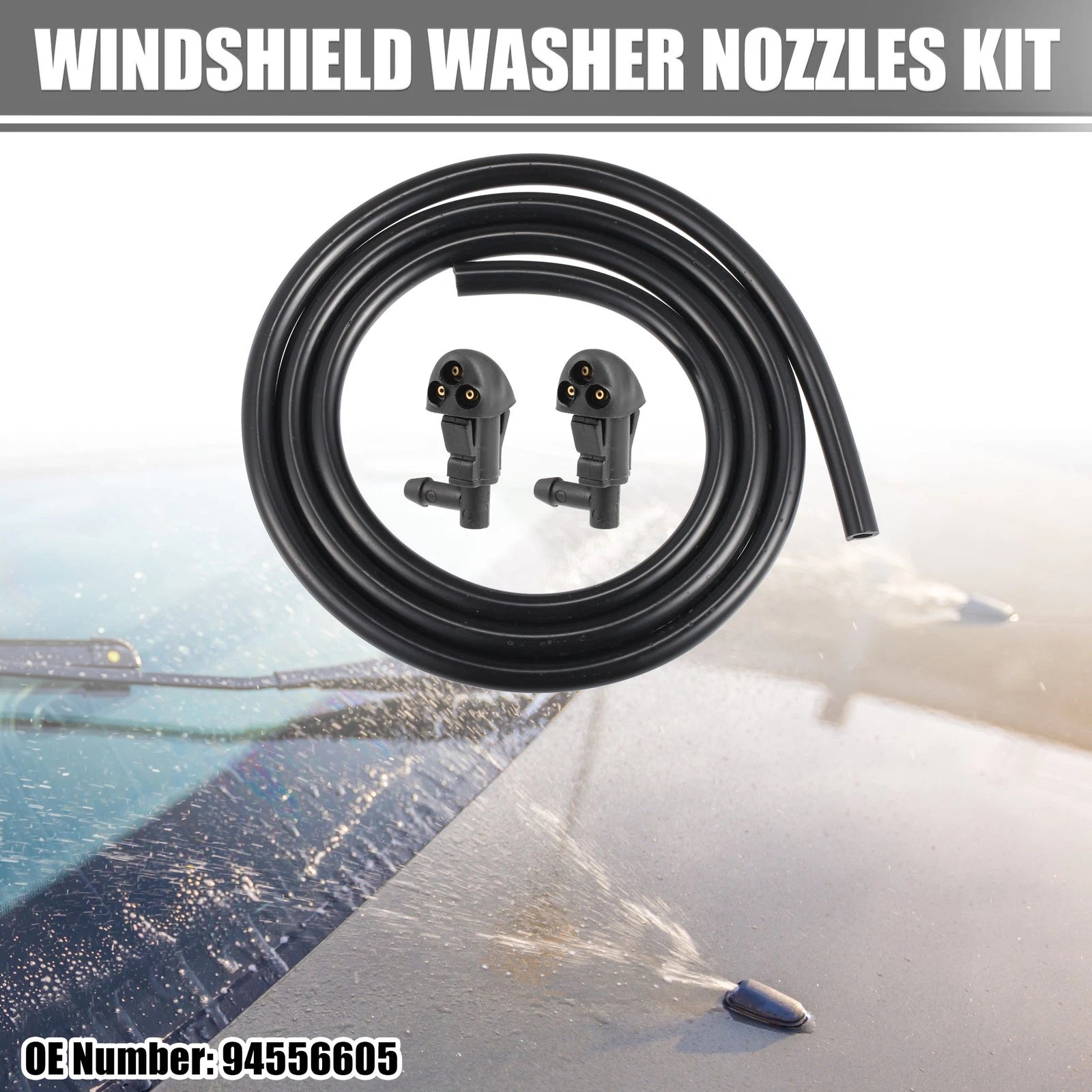 Windshield Washer Nozzles Wiper Spray Kit for Chevrolet Cruze (2011–2015)
