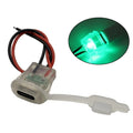 2-Pin Type C Waterproof Socket with LED Light Plate for Reliable Power Input