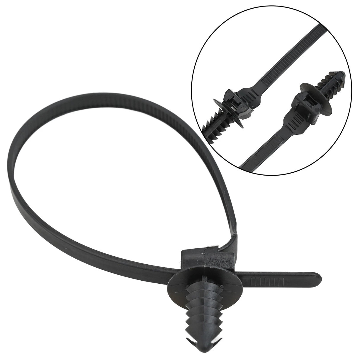100 Piece Nylon Wire Tie Straps for Cable Organization