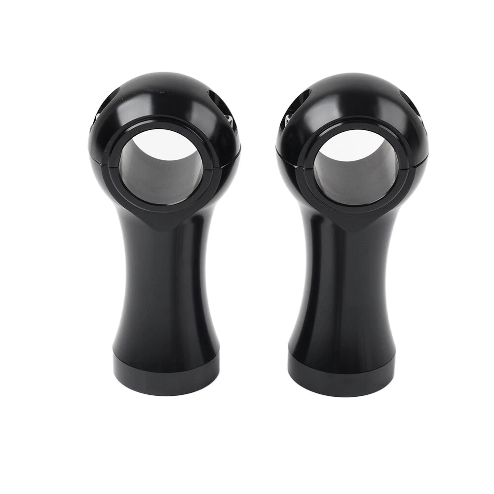 1-1/4" Handlebar Riser Clamp Mount Kit for Harley Dyna Softail