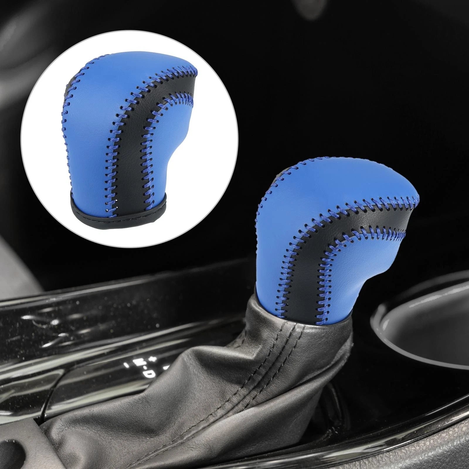 Faux Leather Gear Shift Knob Cover Replacement for Toyota C-HR (2018–2019)