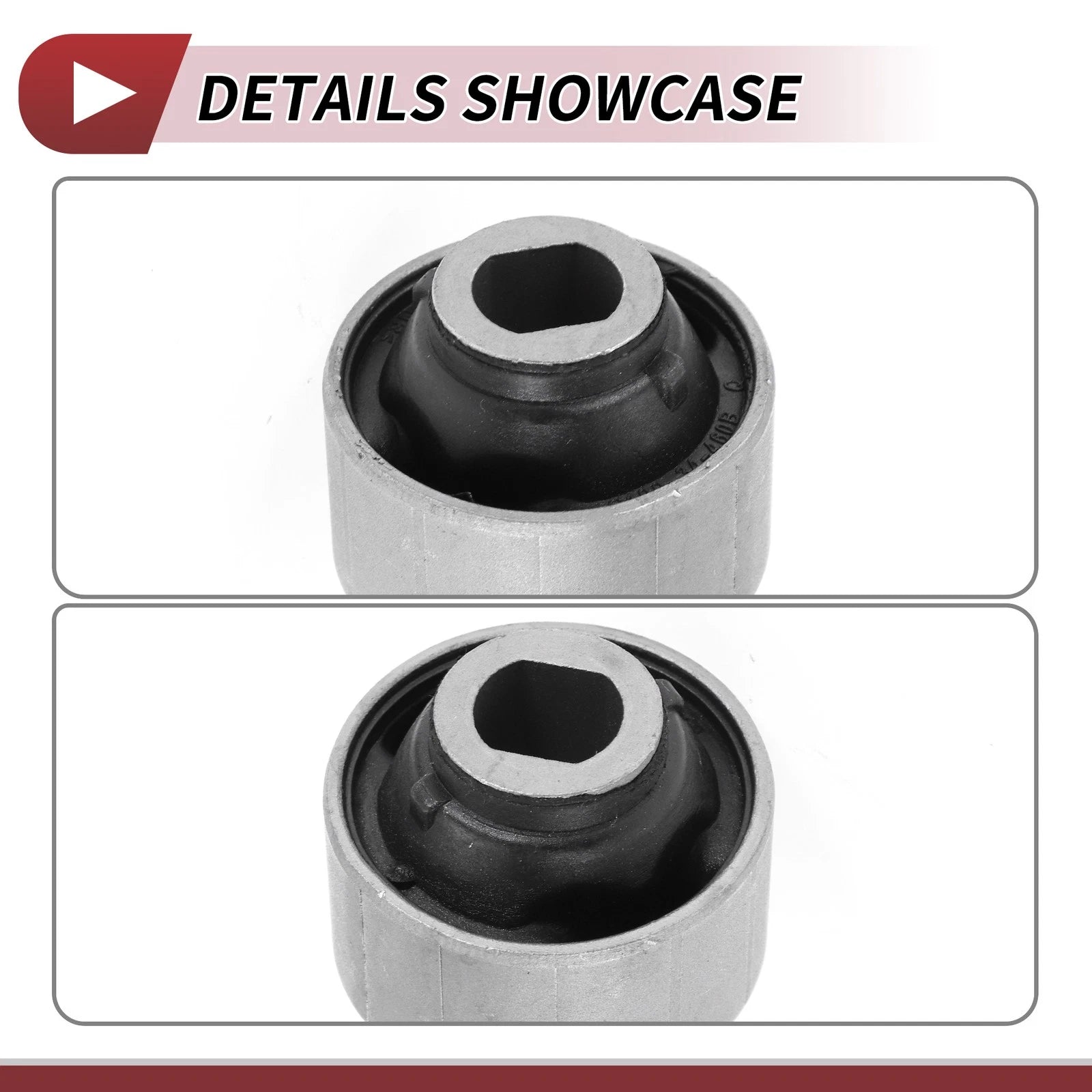 Front Rear Lower Control Arm Bushing Replacement for Mazda Protege (1999–2003)