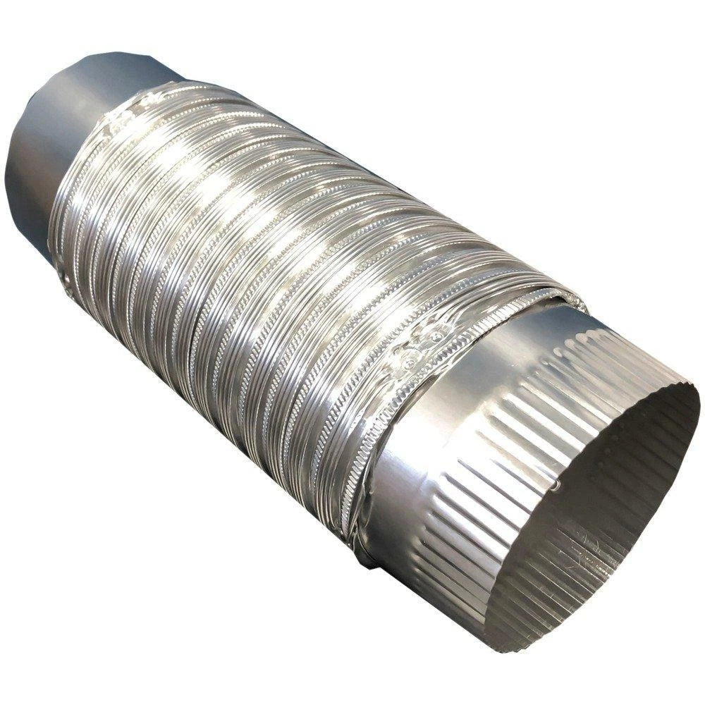 4-Inch x 2-Foot Semi-Rigid Push-Fit Duct for Builder's Best (111564)