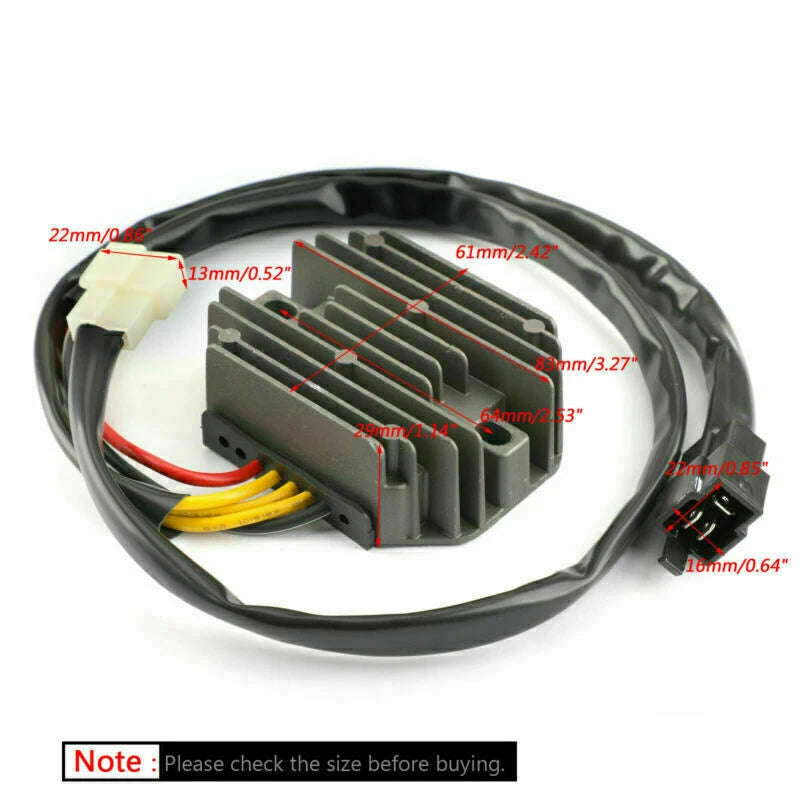 Voltage Regulator for Suzuki RG125 DF125 DR125 TS200 DF200 DR200 (1991–2013)