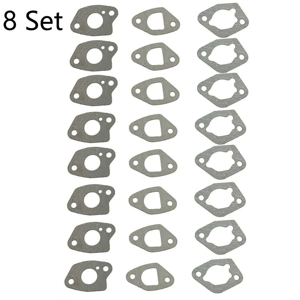 Set of 8 Carburetor Gasket Kit for Honda GX160 GX200 168F 170F (No Years)
