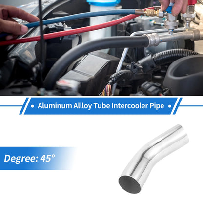 45 Degree Bend Intercooler Pipe 89mm/3.5" OD 150mm 6061 Aluminum Alloy