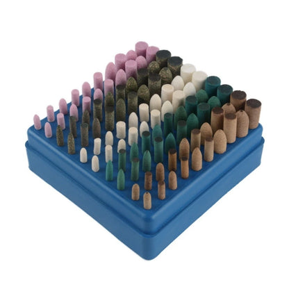 100 Polishing Drill Bits for Metal Jewelry Grinding and Finishing Kit