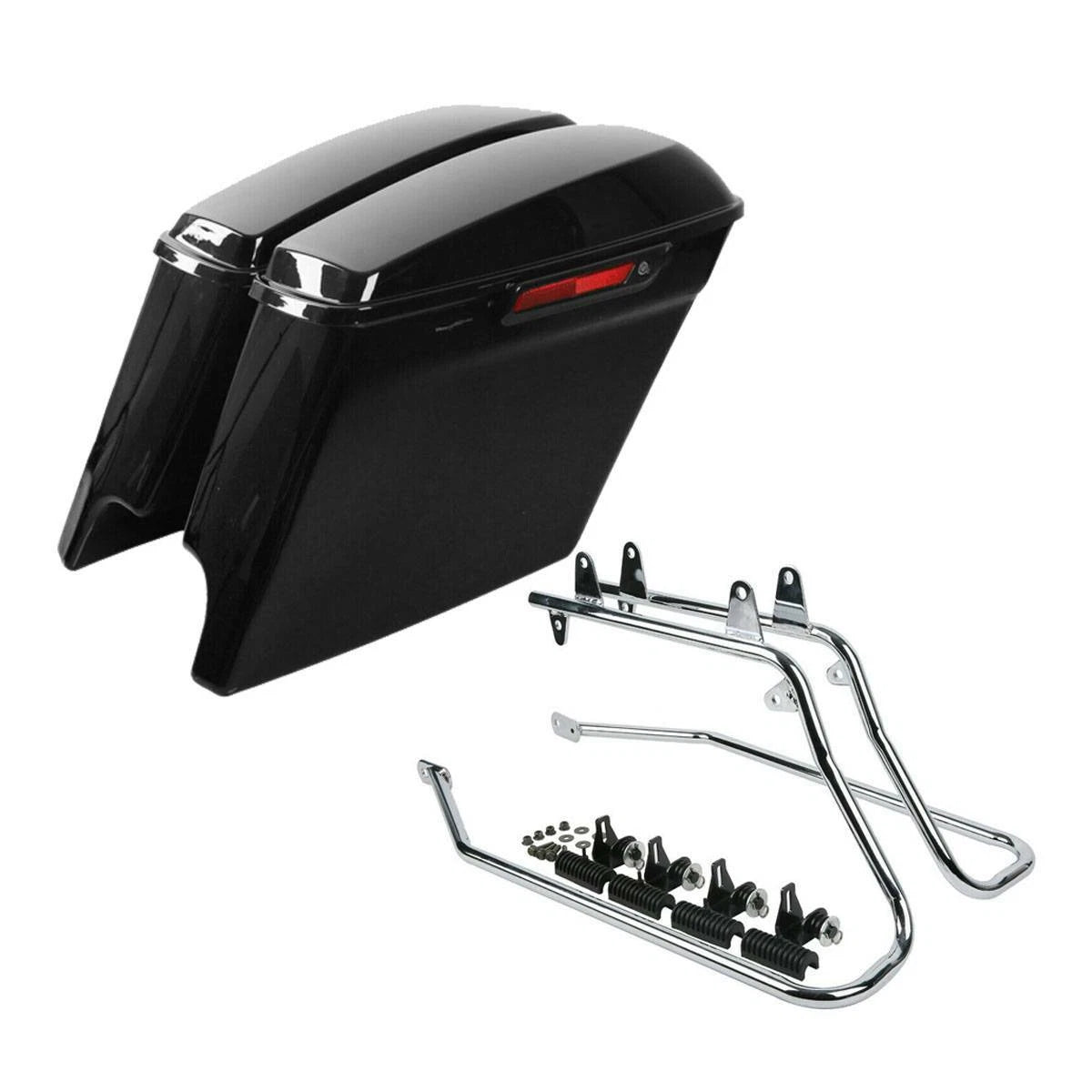 Stretched Saddlebags Conversion Bracket for Harley Softail Deluxe (1986–2017)