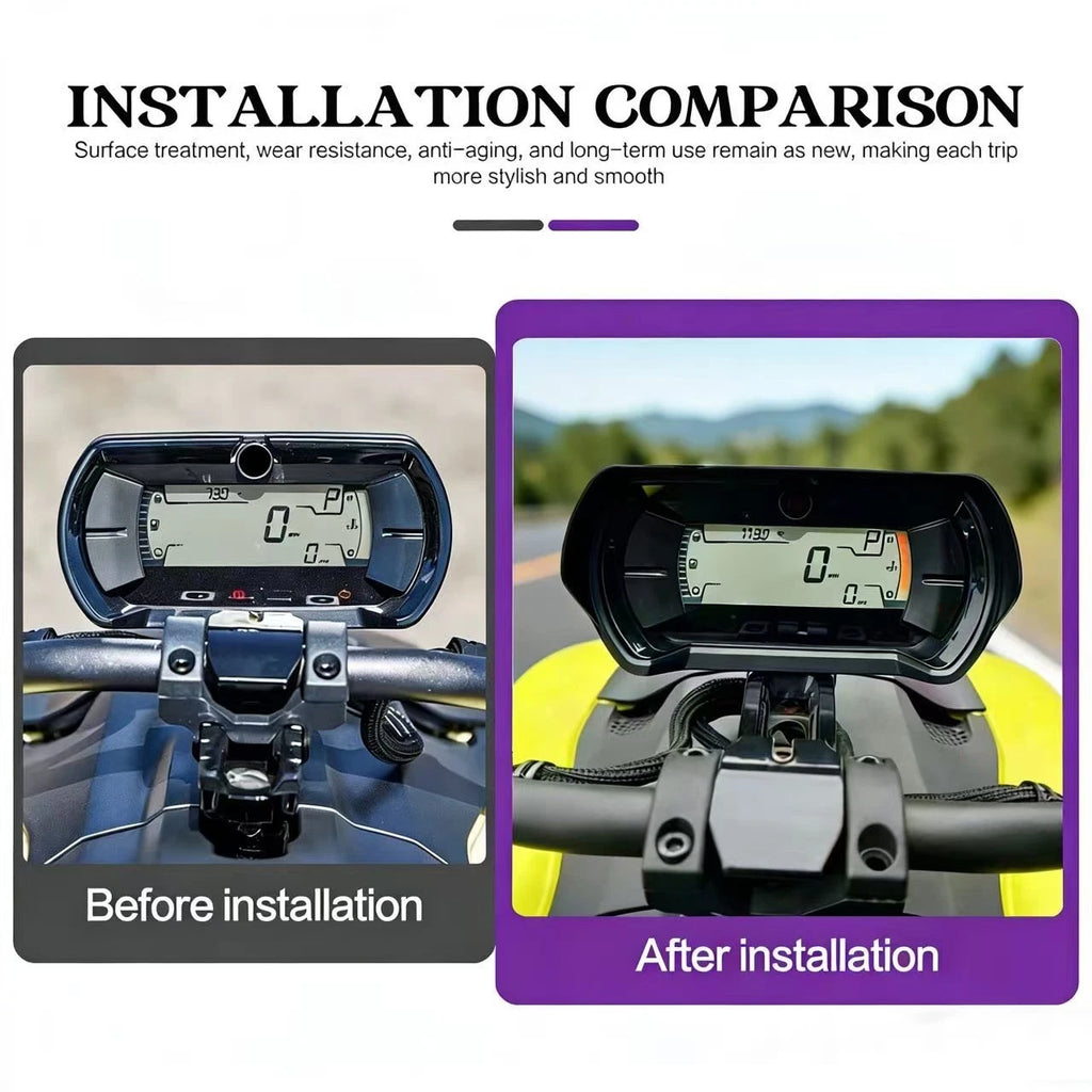 Dashboard Protector for Can-Am Ryker (All Models) - Black ABS Material