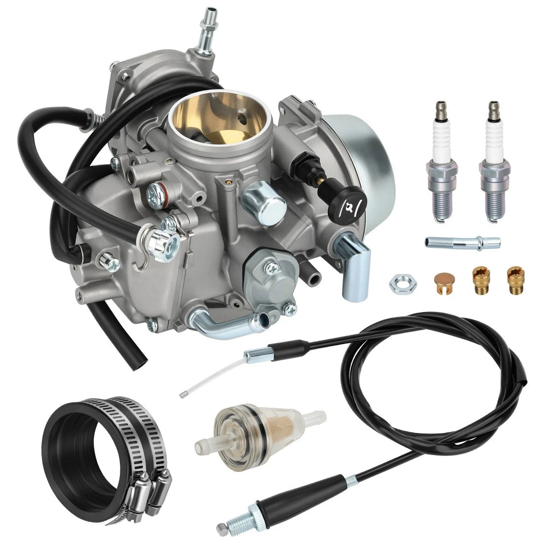 Carburetor for Bombardier Can-Am DS650 (2000–2007) Carb Throttle Cable Intake Boot