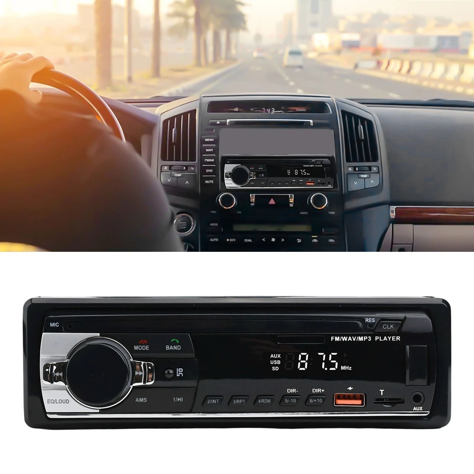 60W Digital MP3 Player with USB Input for Universal Fit (2010–2023)