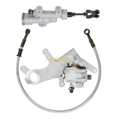 Rear Brake Master Cylinder & Caliper & Hose Kit for Honda CRF250 CRF450 (2002–2020)