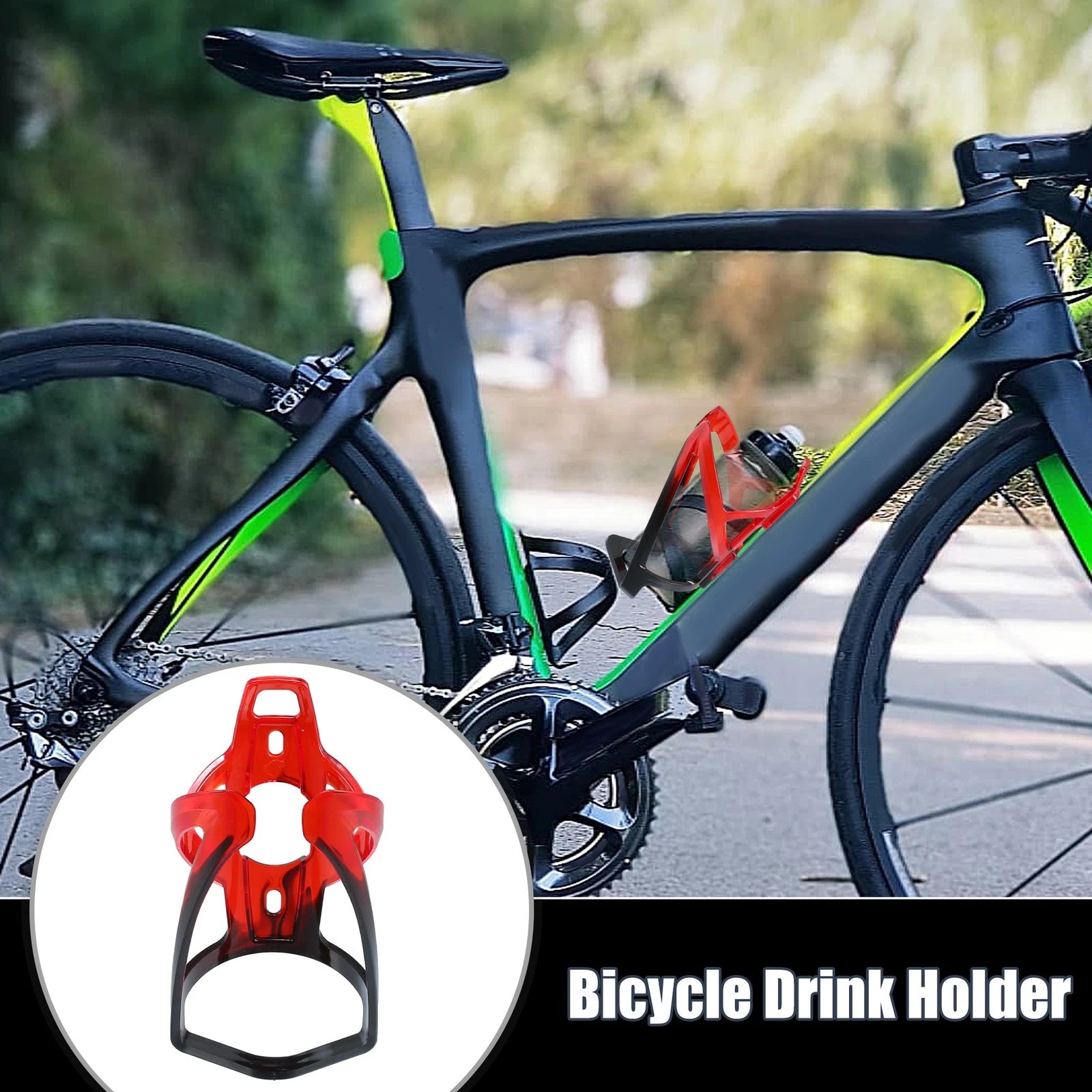 Water Bottle Cage Holder Replacement Kit with Screws for Bicycle (All Years)