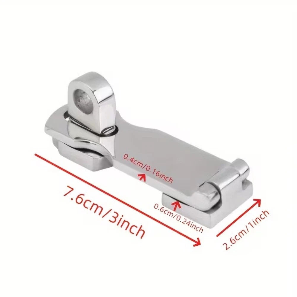 316 SS Swivel Hasp Latch for Marine Boat Doors (Outdoor Use)