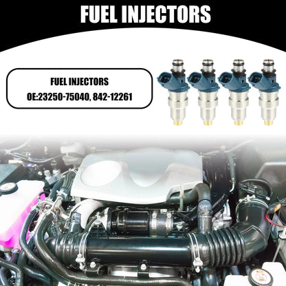 Fuel Injector Set for Toyota Tacoma 2.4L 1995–1999 4 Pieces
