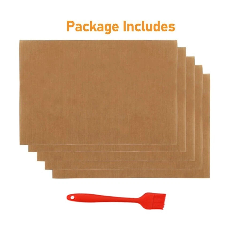 Grill Mat for Outdoor Cooking - Dishwasher Safe Non-Stick