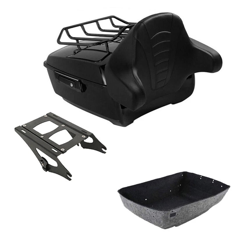 Trunk Backrest Mount Rack for Harley Road Street Glide (2014–2026)