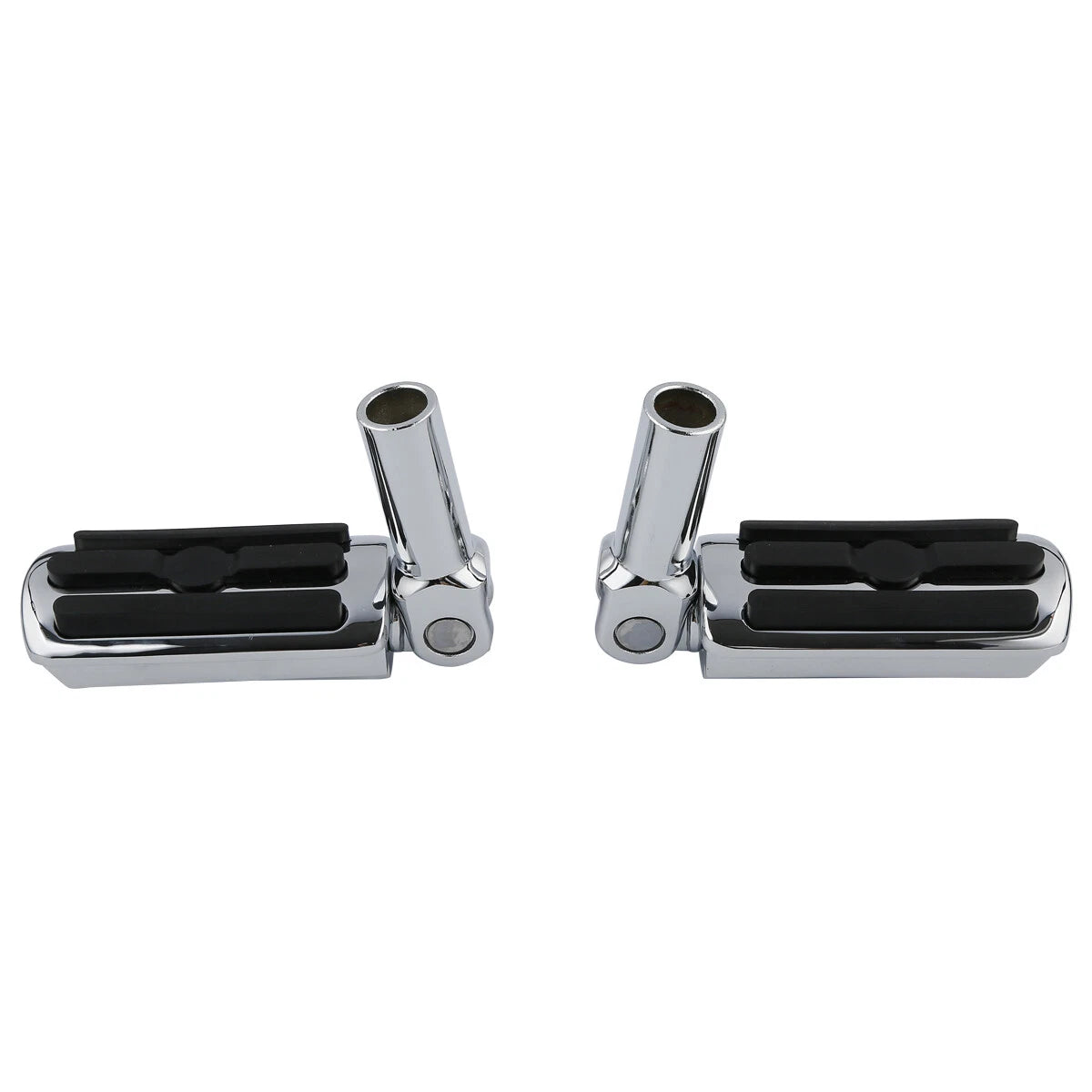 Chrome Rear Passenger Foot Pegs for Harley Softail Slim (2012–2017)