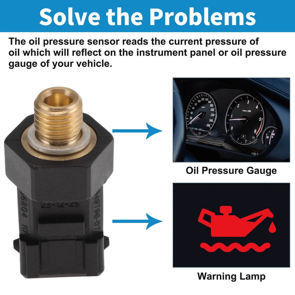 Engine Oil Pressure Sensor Replacement for BMW 128i (2010–2010)