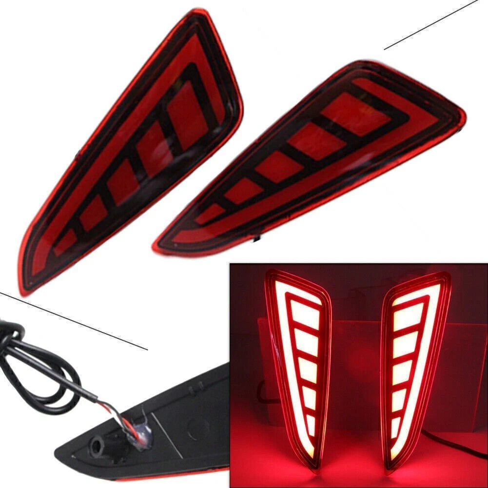Rear Bumper Lights for Toyota CHR (2017–2018) LH+RH 7shape Style Assembly