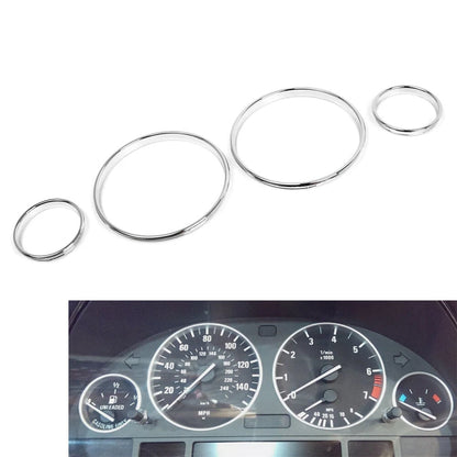 Speedometer Gauge Dial Rings Bezel Trim for BMW 5 7 Series (E39 E38 M5 X5 E53)