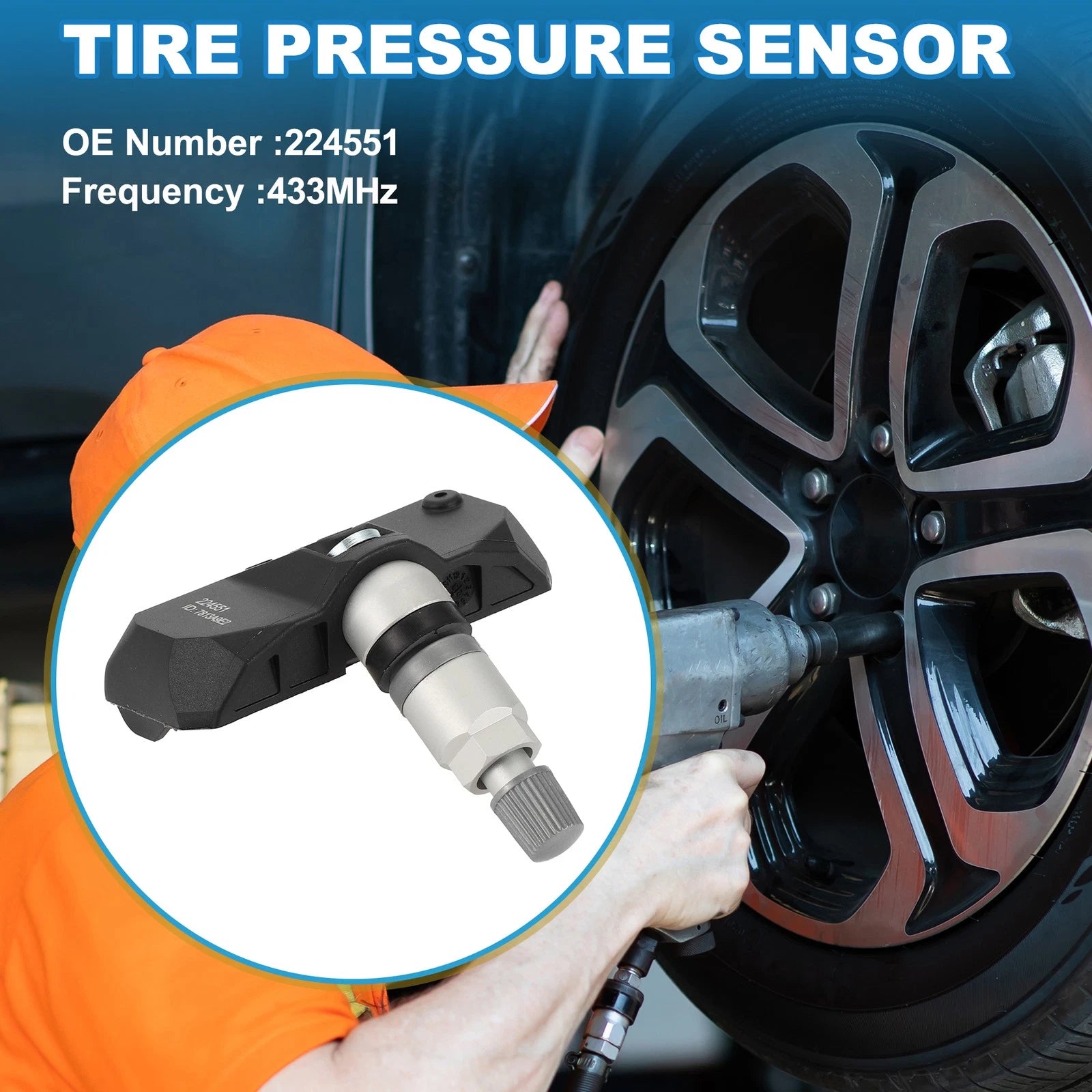 Tire Pressure Sensor Replacement for Ferrari Enzo (2003–2004)