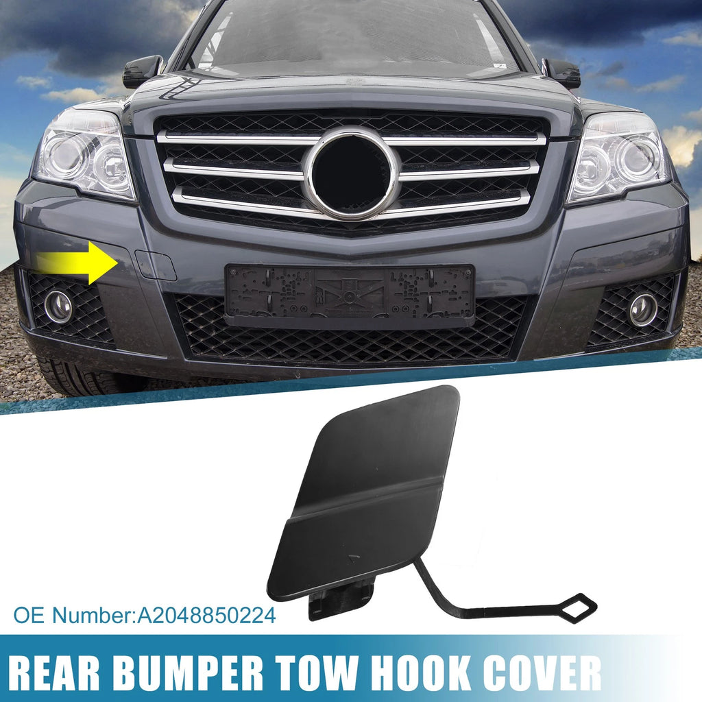 Front Tow Hook Cover Replacement for Mercedes-Benz GLK300 GLK350 (2010–2015)
