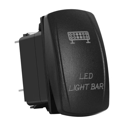 12V Rocker Switch 5 Pin 20 Amp Blue LED Backlit for Polaris For Ranger Models