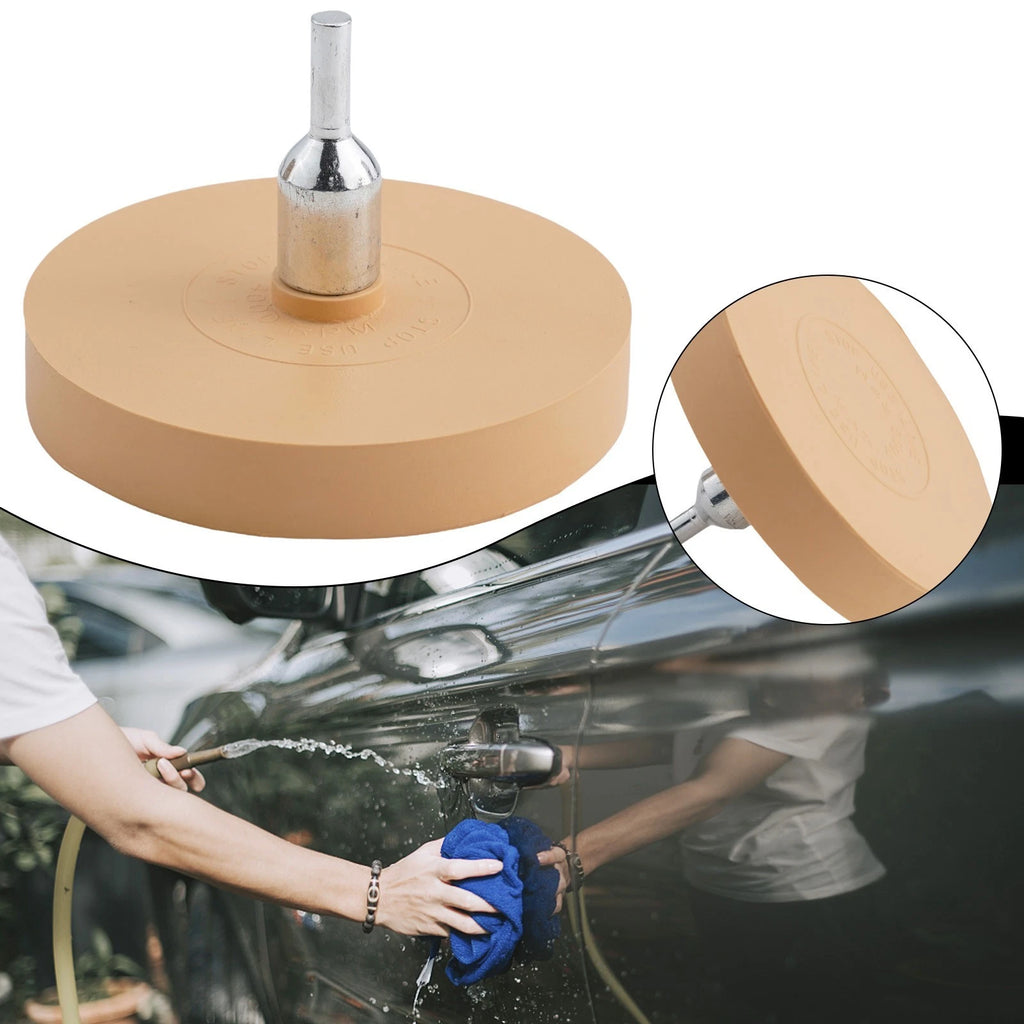 Rubber Eraser Wheel for Electric Drills (88mm Diameter)
