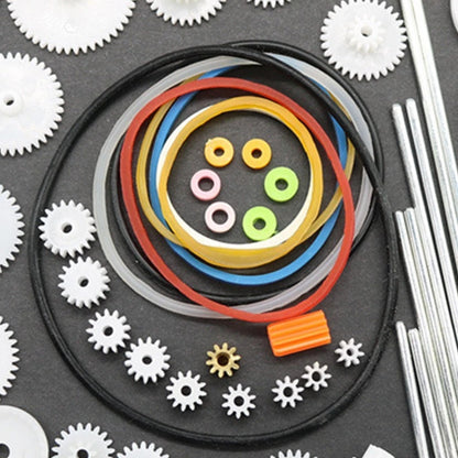 82Pcs Plastic Gears Set for Toy Robot