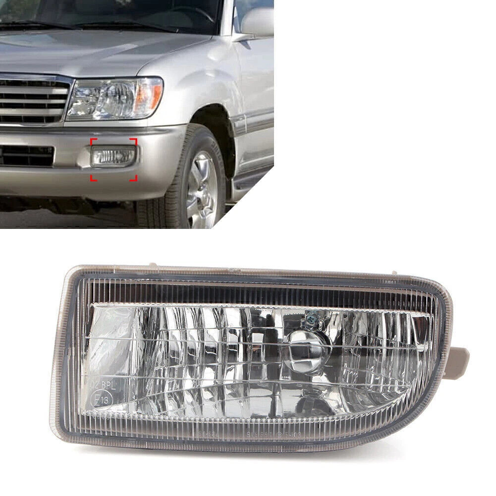 Left Side Fog Light Driving Lamp w/ Bulb for Toyota Land Cruiser 100 (1999–2006)